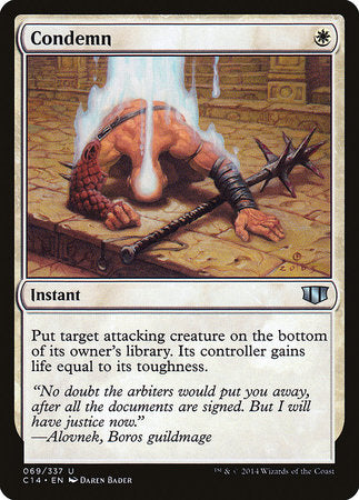 Condemn [Commander 2014] | Good Games Cannington