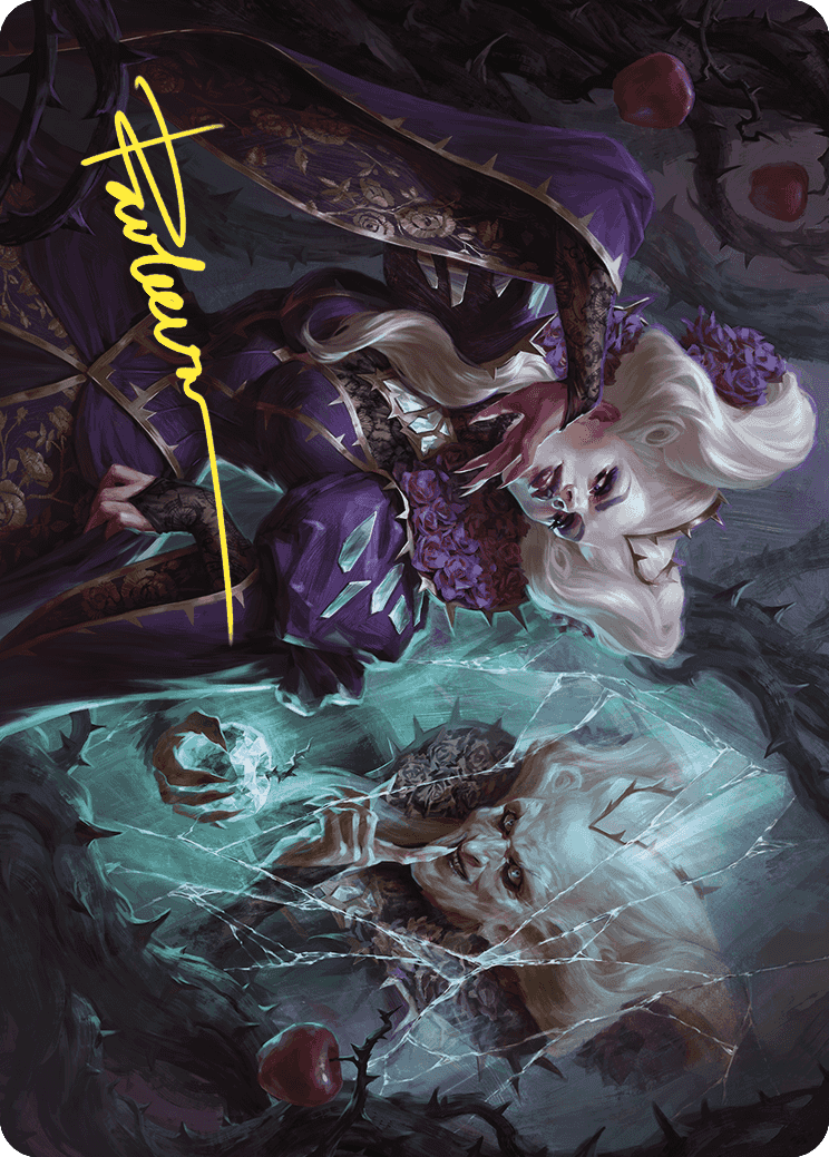 Conceited Witch Art Card (Gold-Stamped Signature) [Wilds of Eldraine Art Series] | Good Games Cannington