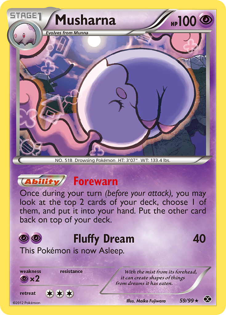 Musharna (59/99) [Black & White: Next Destinies] | Good Games Cannington