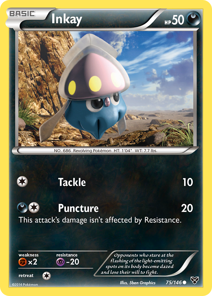 Inkay (75/146) [XY: Base Set] | Good Games Cannington