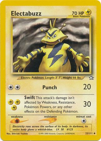 Electabuzz (33/111) [Neo Genesis Unlimited] | Good Games Cannington