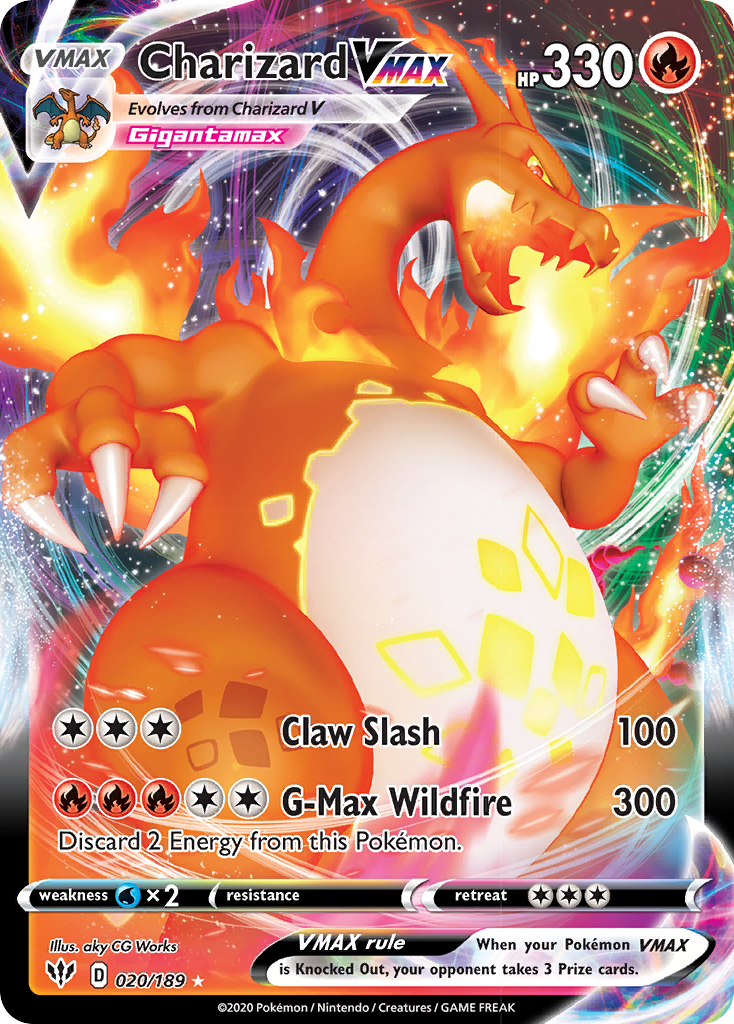 Charizard VMAX (020/189) [Sword & Shield: Darkness Ablaze] | Good Games Cannington