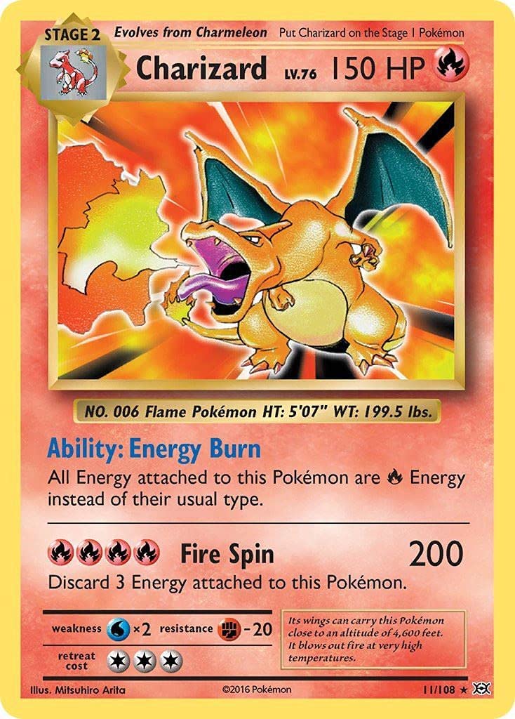 Charizard (11/108) [XY: Evolutions] | Good Games Cannington