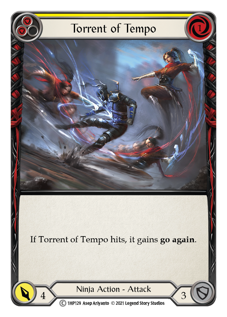 Torrent of Tempo (Yellow) [1HP129] | Good Games Cannington