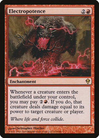 Electropotence [Zendikar] | Good Games Cannington