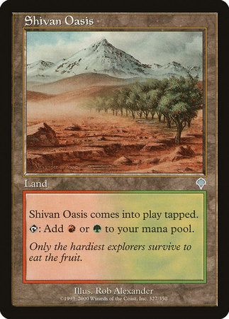 Shivan Oasis [Invasion] | Good Games Cannington