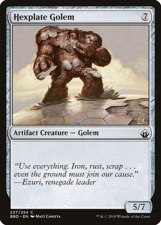Hexplate Golem [Battlebond] | Good Games Cannington