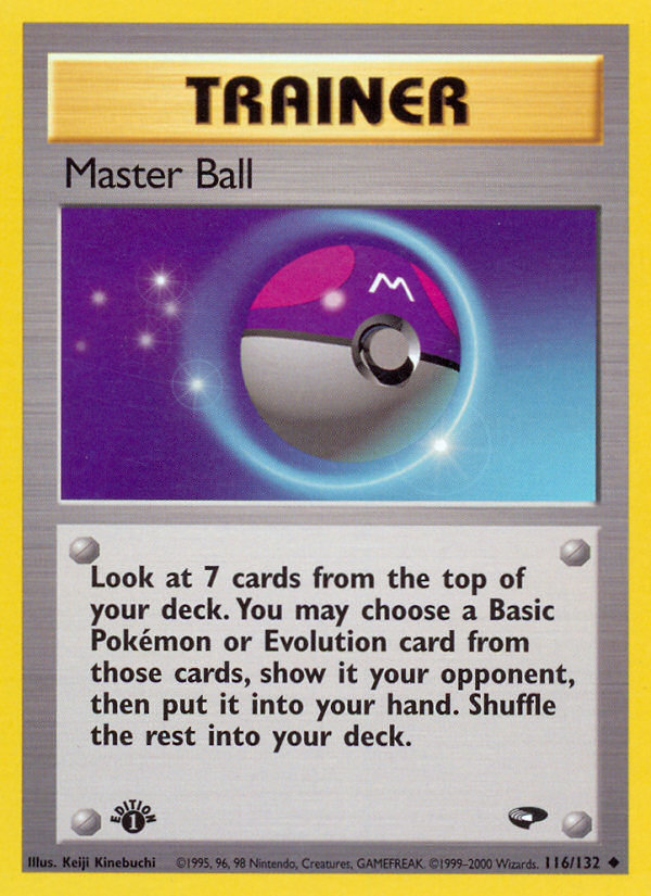 Master Ball (116/132) [Gym Challenge 1st Edition] | Good Games Cannington