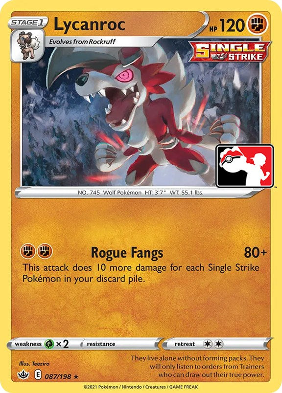 Lycanroc (087/198) [Prize Pack Series One] | Good Games Cannington