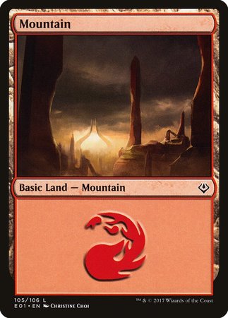 Mountain (105) [Archenemy: Nicol Bolas] | Good Games Cannington