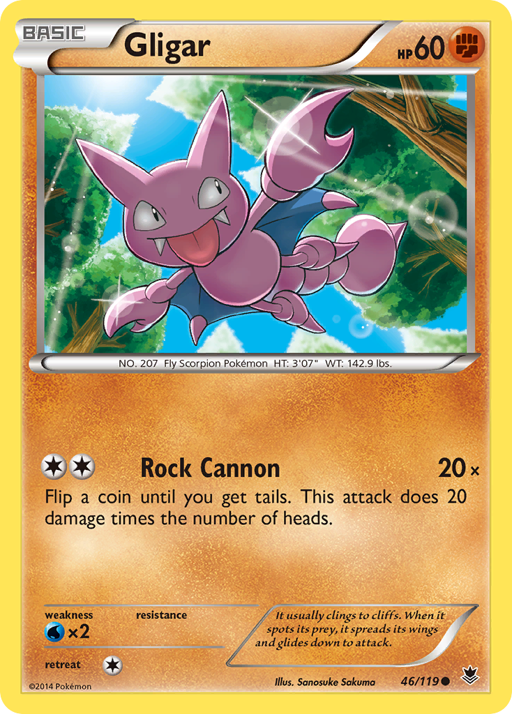 Gligar (46/119) [XY: Phantom Forces] | Good Games Cannington