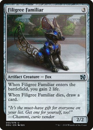 Filigree Familiar [Duel Decks: Elves vs. Inventors] | Good Games Cannington