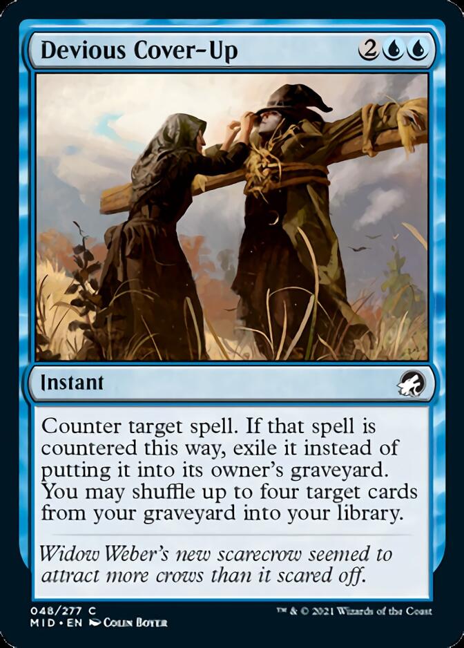 Devious Cover-Up [Innistrad: Midnight Hunt] | Good Games Cannington