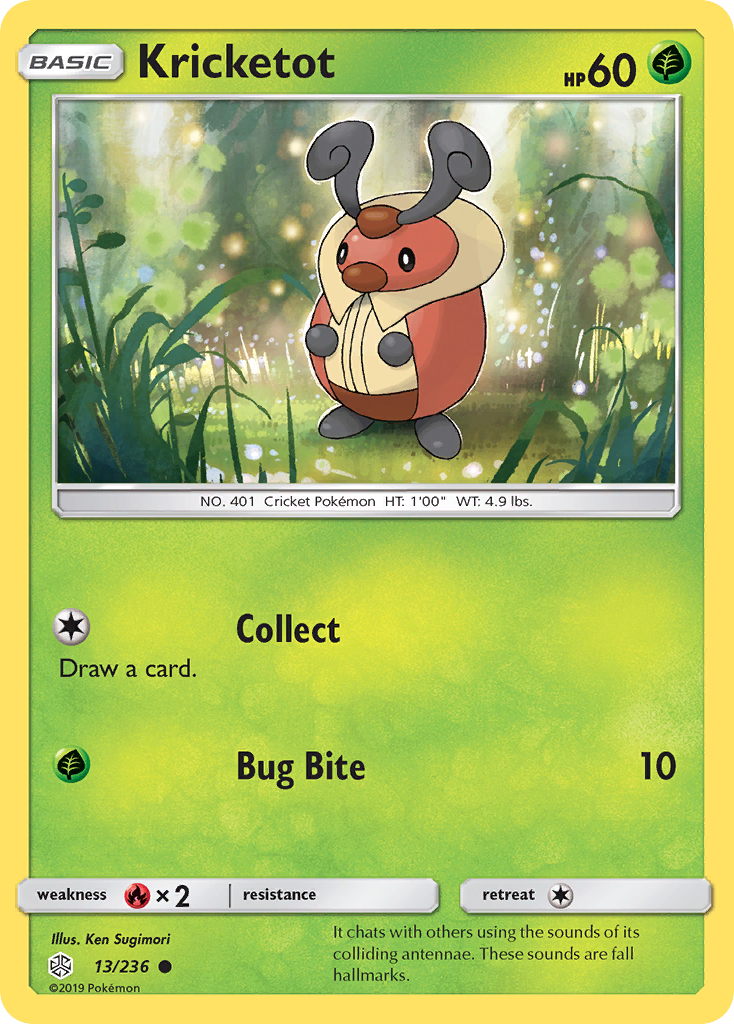 Kricketot (13/236) [Sun & Moon: Cosmic Eclipse] | Good Games Cannington