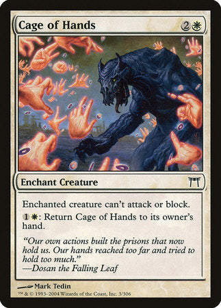 Cage of Hands [Champions of Kamigawa] | Good Games Cannington