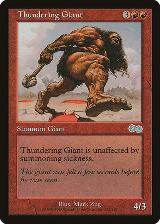 Thundering Giant [Urza's Saga] | Good Games Cannington