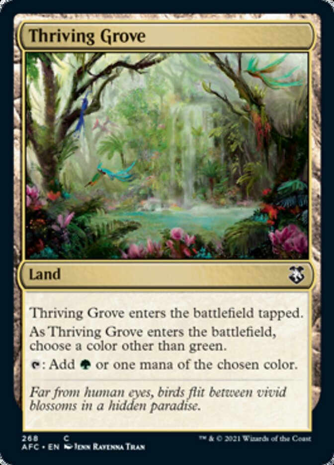 Thriving Grove [Dungeons & Dragons: Adventures in the Forgotten Realms Commander] | Good Games Cannington