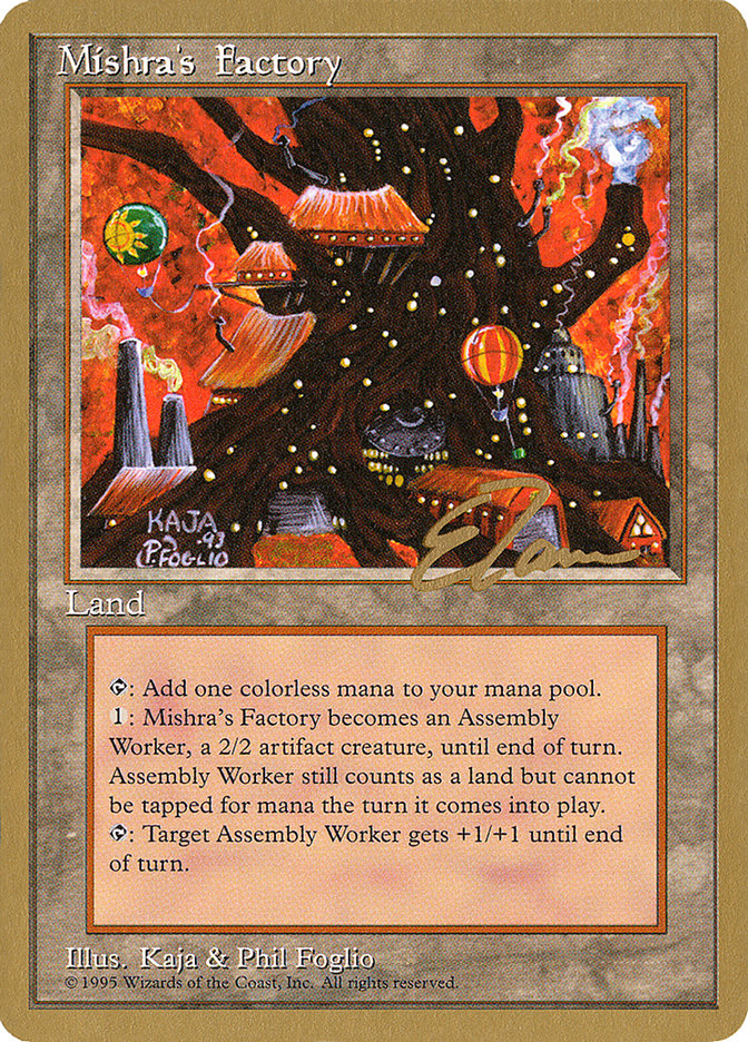 Mishra's Factory (Eric Tam) [Pro Tour Collector Set] | Good Games Cannington