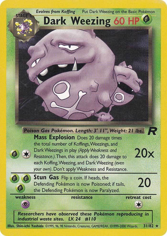 Dark Weezing (31/82) [Team Rocket Unlimited] | Good Games Cannington