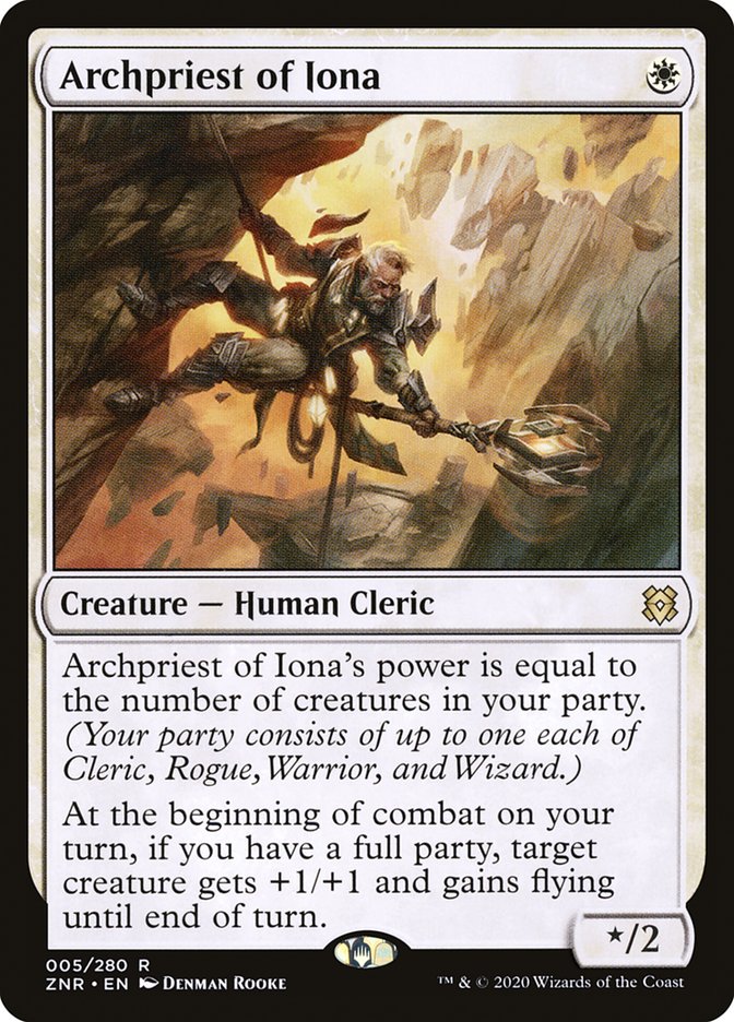 Archpriest of Iona [Zendikar Rising] | Good Games Cannington