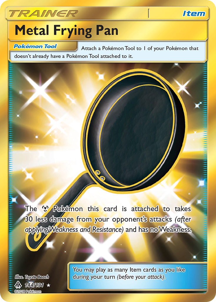 Metal Frying Pan (144/131) [Sun & Moon: Forbidden Light] | Good Games Cannington