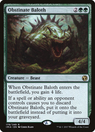 Obstinate Baloth [Iconic Masters] | Good Games Cannington