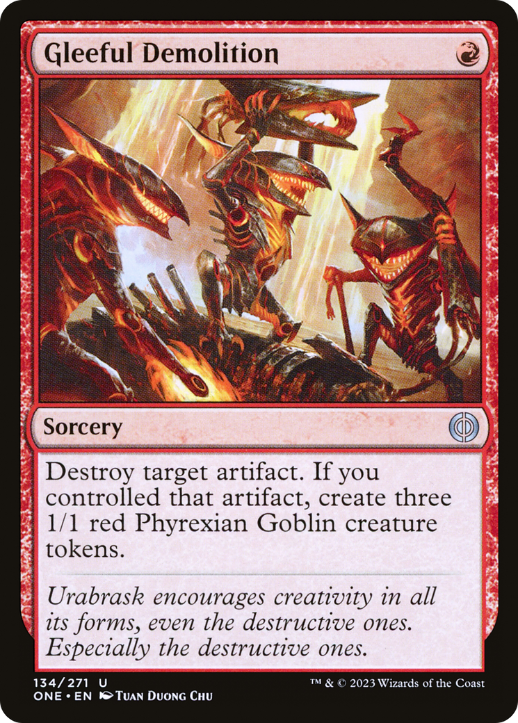 Gleeful Demolition [Phyrexia: All Will Be One] | Good Games Cannington