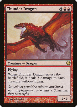 Thunder Dragon [Duel Decks: Knights vs. Dragons] | Good Games Cannington