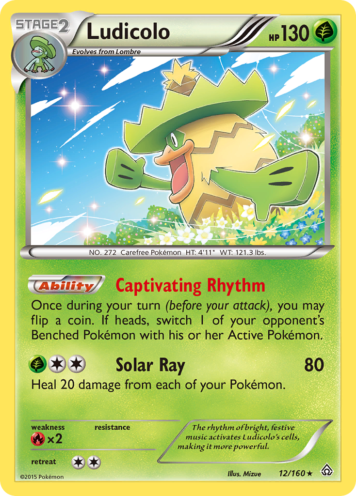 Ludicolo (12/160) [XY: Primal Clash] | Good Games Cannington