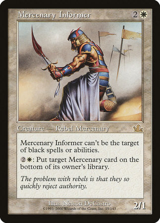 Mercenary Informer [Prophecy] | Good Games Cannington