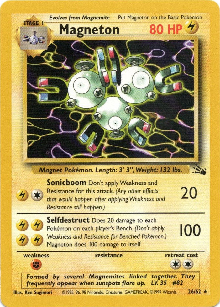 Magneton (26/62) [Fossil Unlimited] | Good Games Cannington
