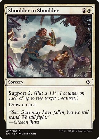 Shoulder to Shoulder [Archenemy: Nicol Bolas] | Good Games Cannington