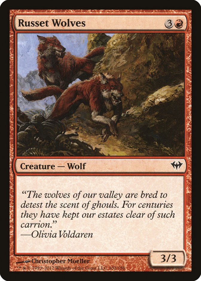 Russet Wolves [Dark Ascension] | Good Games Cannington