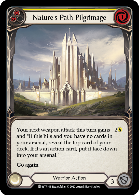 Nature's Path Pilgrimage (Yellow) [U-WTR148] (Welcome to Rathe Unlimited)  Unlimited Normal | Good Games Cannington