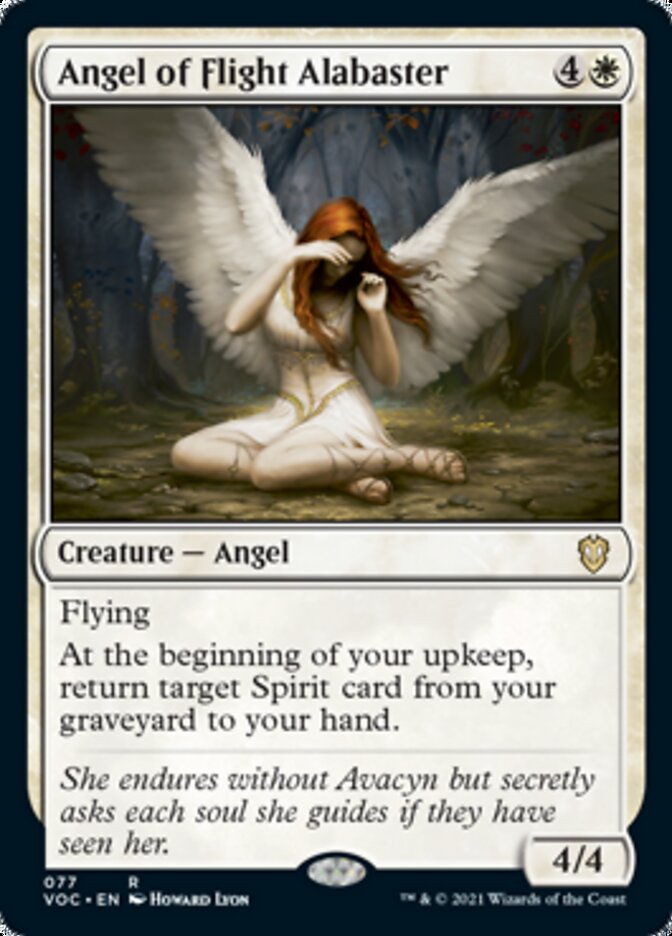 Angel of Flight Alabaster [Innistrad: Crimson Vow Commander] | Good Games Cannington