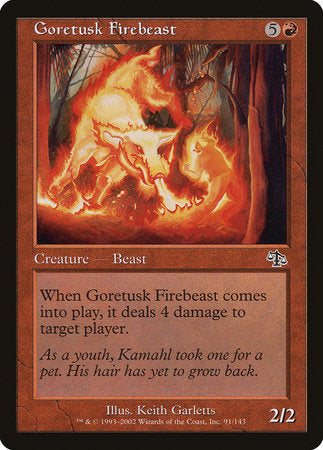 Goretusk Firebeast [Judgment] | Good Games Cannington