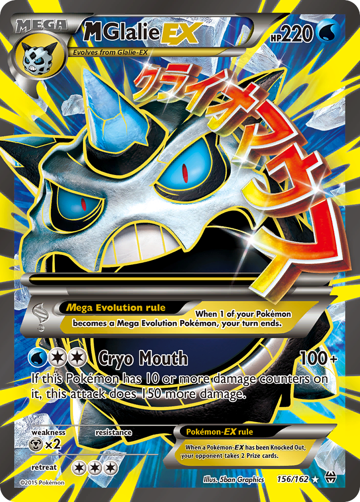M Glalie EX (156/162) [XY: BREAKthrough] | Good Games Cannington