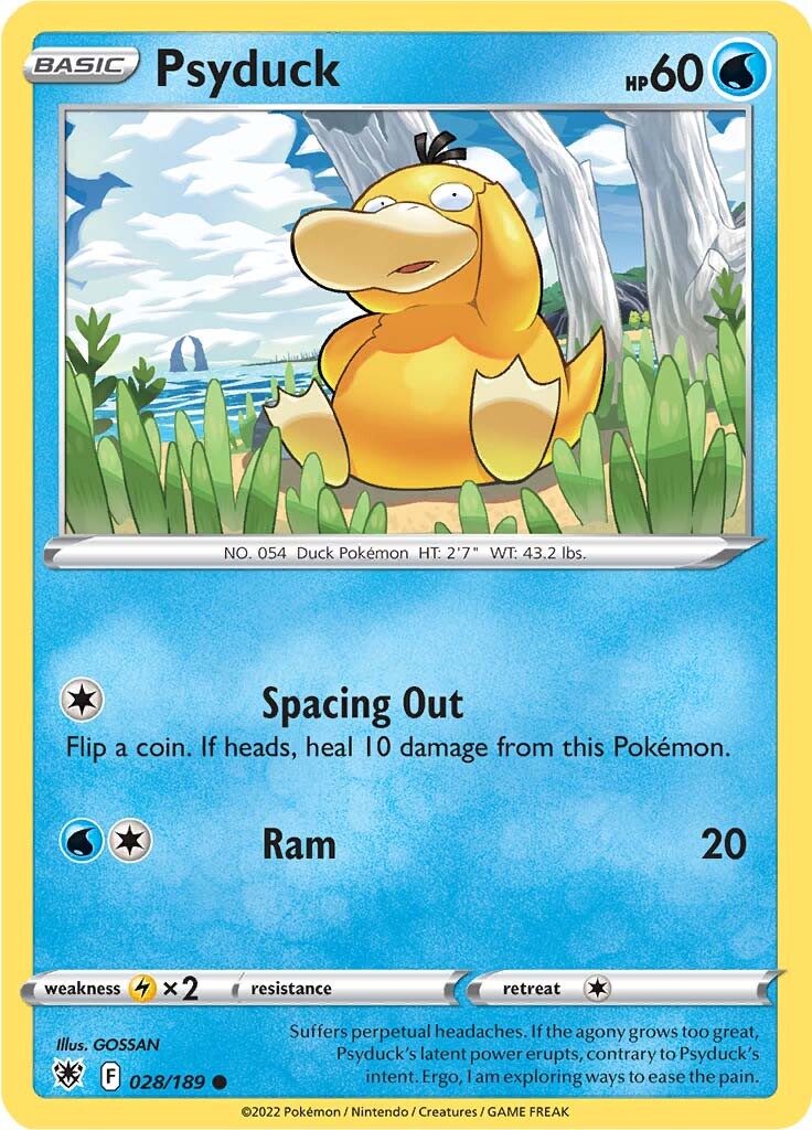 Psyduck (028/189) [Sword & Shield: Astral Radiance] | Good Games Cannington