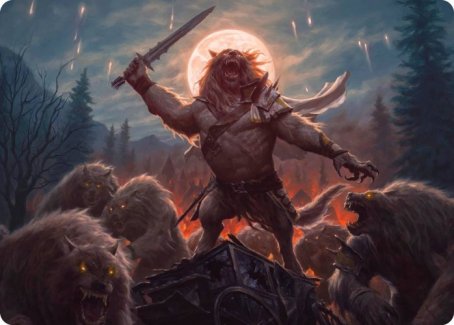 Tovolar, the Midnight Scourge 1 Art Card [Innistrad: Midnight Hunt Art Series] | Good Games Cannington