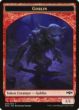 Goblin Token [Ravnica Allegiance Tokens] | Good Games Cannington