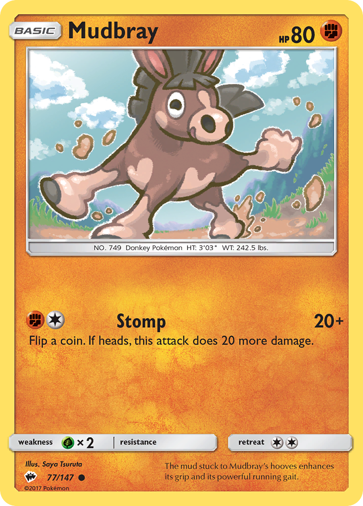 Mudbray (77/147) [Sun & Moon: Burning Shadows] | Good Games Cannington