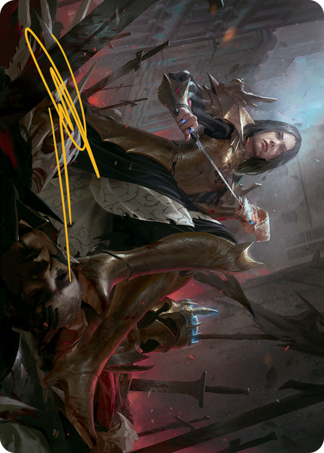 Marchesa, Resolute Monarch Art Card (Gold-Stamped Signature) [March of the Machine Art Series] | Good Games Cannington