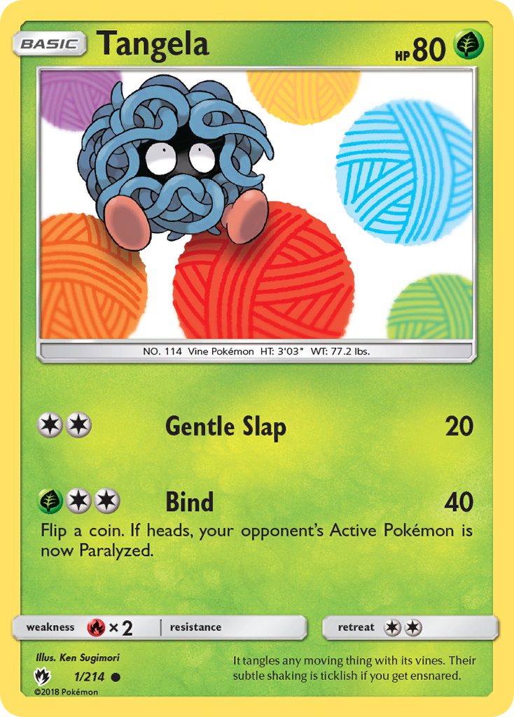Tangela (1/214) [Sun & Moon: Lost Thunder] | Good Games Cannington