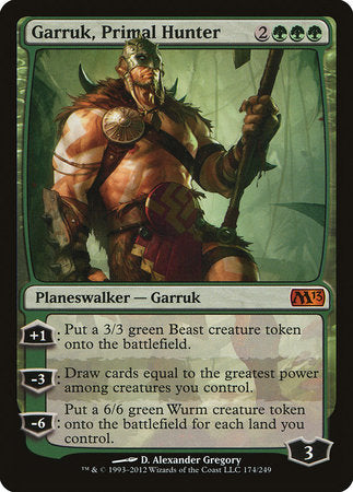 Garruk, Primal Hunter [Magic 2013] | Good Games Cannington