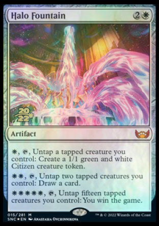 Halo Fountain [Streets of New Capenna Prerelease Promos] | Good Games Cannington