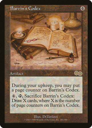 Barrin's Codex [Urza's Saga] | Good Games Cannington