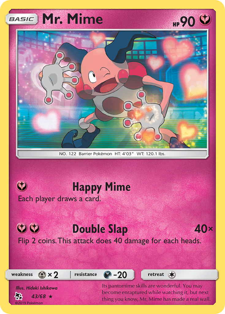 Mr. Mime (43/68) [Sun & Moon: Hidden Fates] | Good Games Cannington