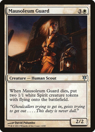 Mausoleum Guard [Duel Decks: Sorin vs. Tibalt] | Good Games Cannington