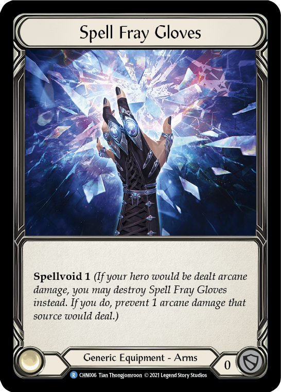 Spell Fray Gloves [CHN006] (Monarch Chane Blitz Deck) | Good Games Cannington