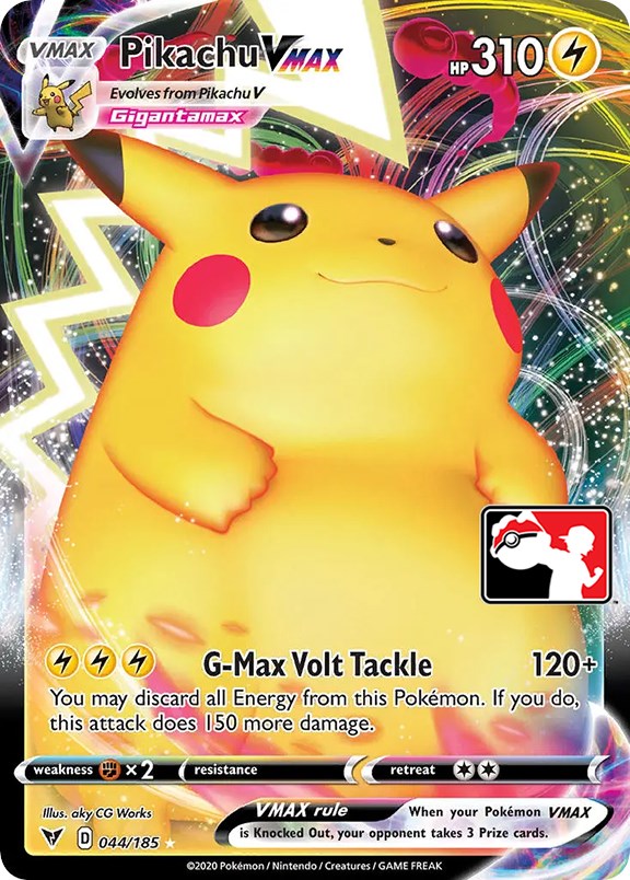 Pikachu VMAX (044/185) [Prize Pack Series One] | Good Games Cannington